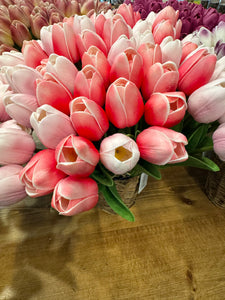 Real Touch Mini Tulip Bundle (12 Stems)