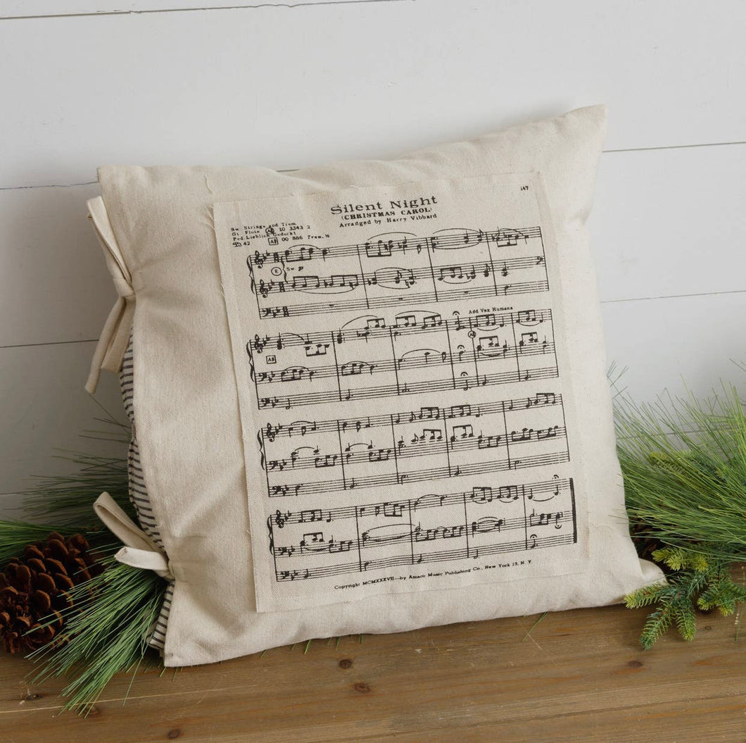 Pillow with slip-silent night