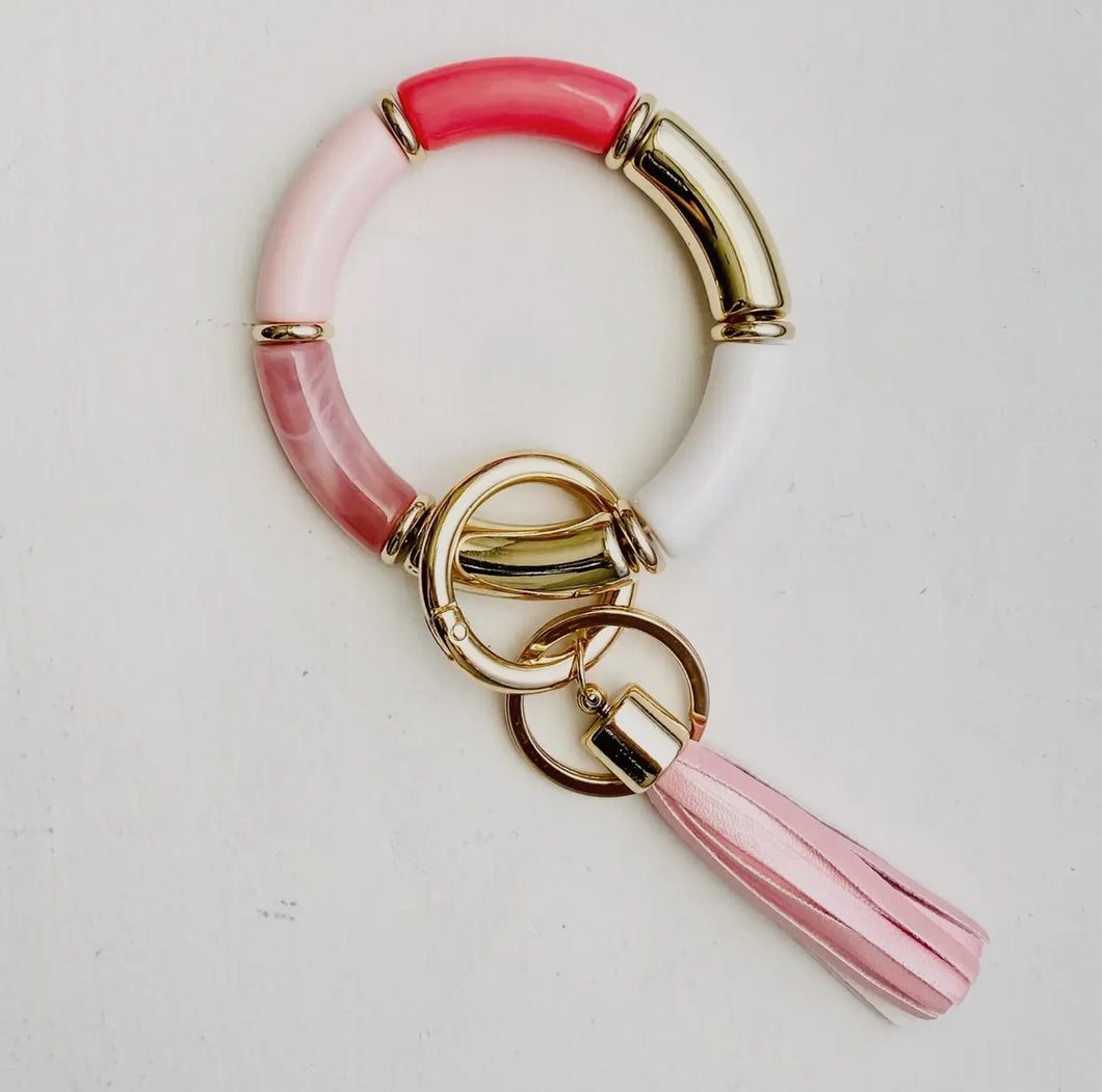 Tube bracelet bangle keychain