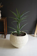 Load image into Gallery viewer, Large round paper mache planter