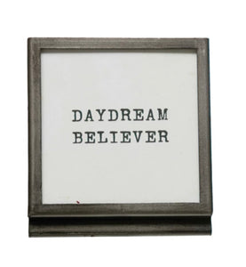 Framed quote “daydream”
