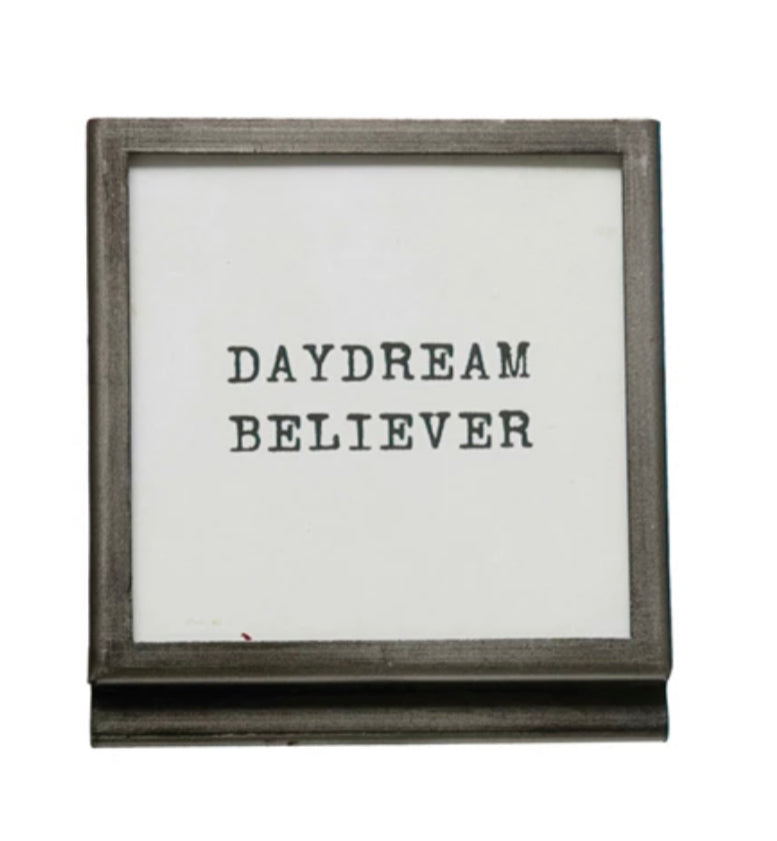 Framed quote “daydream”