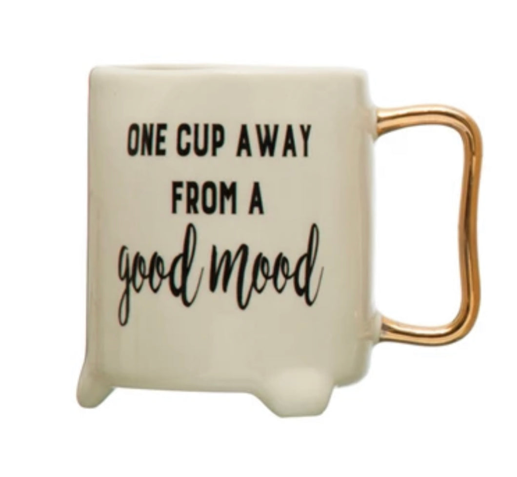 Stoneware mug “good mood”