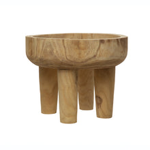 Load image into Gallery viewer, Decorative Paulownia Wood Pedestal
